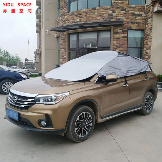 New Style UV Protection Dustproof Snowproof Sands Sunshade Fast Retractable Car Cover