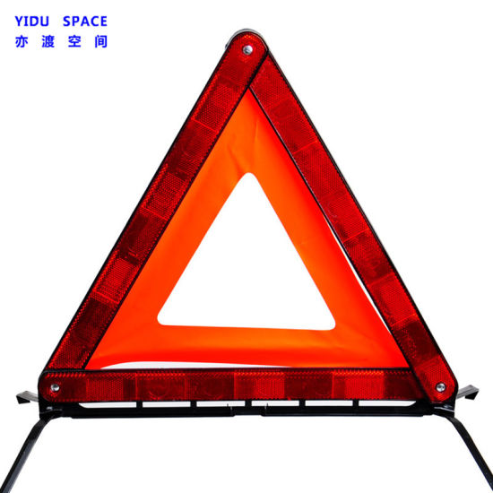 CE Certification Wholesale Road Safety Red Emergency Reflective Folding Auto Car Warning Triangle