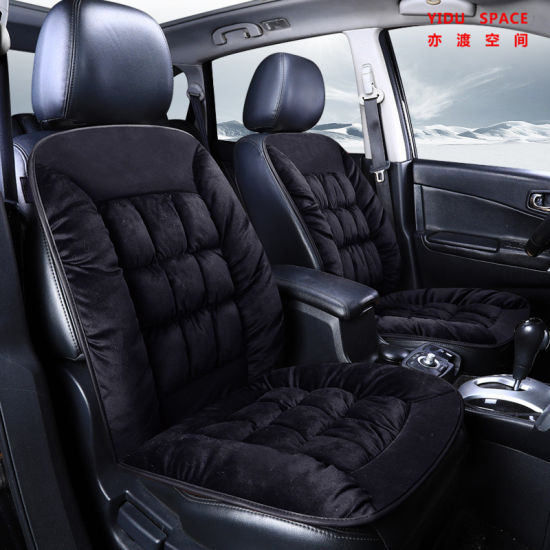 Wholesale Winter Thickened Down Cotton Pad Short Plush Auto Car Seat Mat for Warm and Soft