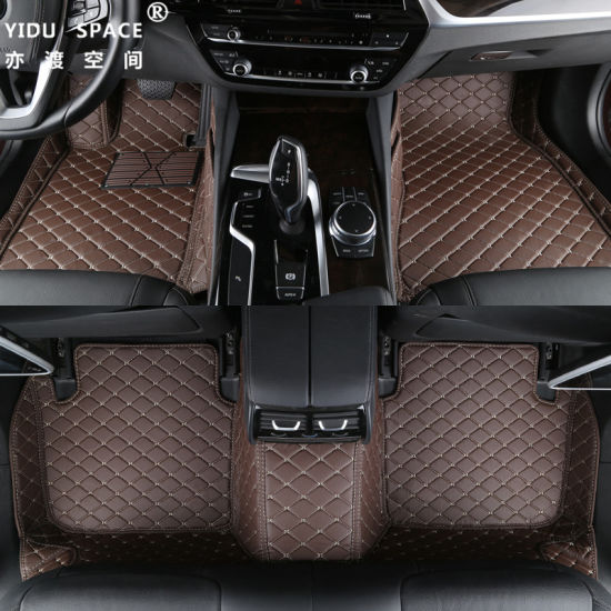 Wholesale Car Accessory PU Leather Black 5D Anti Slip Auto Car Foot Mat Car Floor Mat Car Mat
