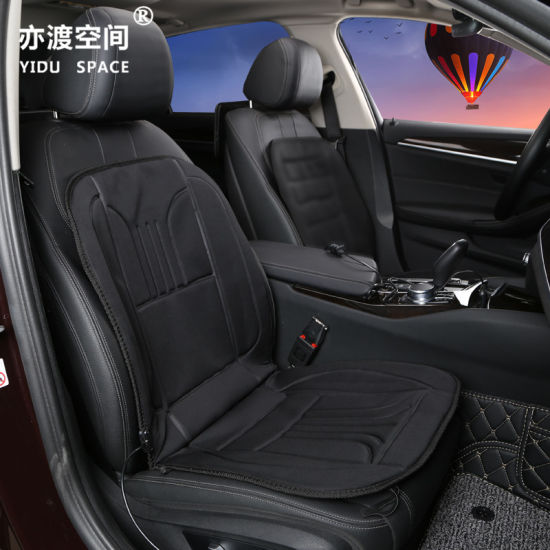 Car Accessory Universal 12V Black Cover Winter Heated Car Seat Cushion Car Seat Heater for Warmer