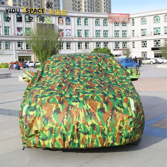 Wholesale Car Decoration Car Accessory Oxford Sunproof Waterproof Portable Folding Full Auto Car Cover