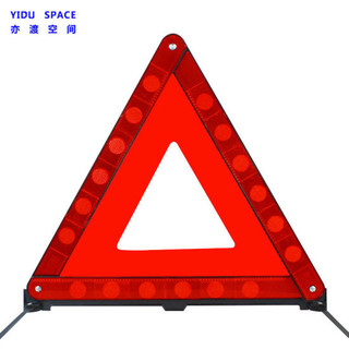 CE Wholesale Road Safety Red Emergency Reflective Foldable Auto Car Warning Triangle