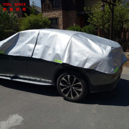 Camouflage Silver 3 Layer Hail Protection Anti Sonw Anti Ice Auto Car Cover