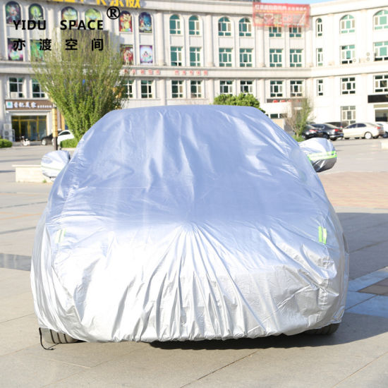 Wholesale Car Decoration Car Accessory Oxford Sunproof Waterproof Portable Folding Full Auto Car Cover