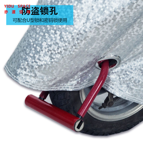 Motorcycle Decoration Motorcycl Accessory UV Protection Rainproof Sunscreen Snow Silver Electric Bicycle Cover Motorcycle Covering