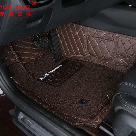 Wholesale Hand Sewing Leather 5D Anti Slip Car Foot Mat