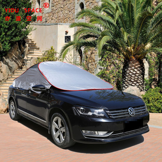 Wholesale Universal Sunproof Waterproof Folding Portable Top Half Car Cover