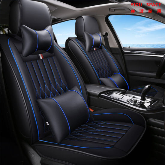 Car Accessories Car Decoration Seat Cover Universal Cartoon Leather Car Auto Cushion