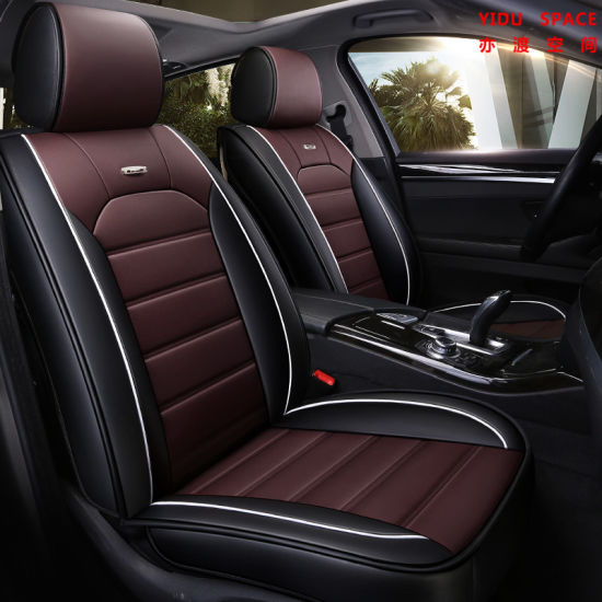 Car Accessories Car Decoration All Weather Universal PU Leather Auto Car Seat Cover