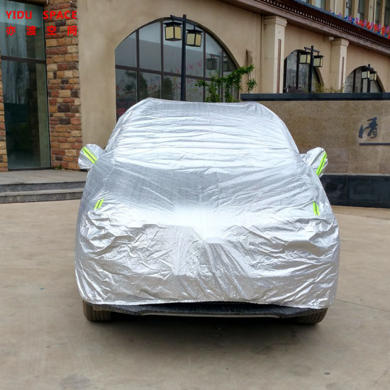 Car Accessories Car Decoration Silver Waterproof Sunproof Auto Body Cover SUV Sedan Full Car Cover