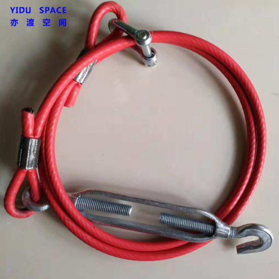 Truck Compartment Cable Pull Line High Quality PVC Rubberized Stainless Steel Wire Rope Oily Wire Rope