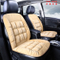 Winter Thickened Down Cotton Pad Red Short Plush Auto Car Seat Cover for Warm and Soft