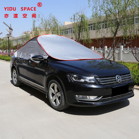 Universal UV Protection Sunproof Folding Parking Lot Outdoor Car Cover