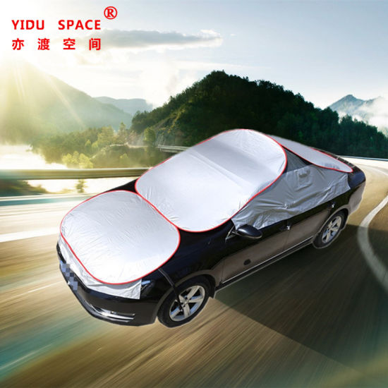 Wholesale All Weather Sunproof Waterproof Portable Universal Folding Car Sunshade