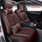 Factory Supply PVC/PU Leather Universal Black Car Seat Cover for All 5 Seater Car Models